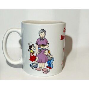 Meadowbrook Grandma Knows Best, But No One Ever Listens: by Mary Mcbride Tea Mug